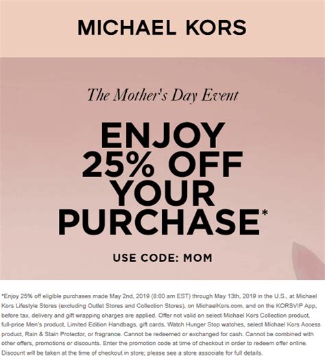 coupons michael kors|michael kors code promo.